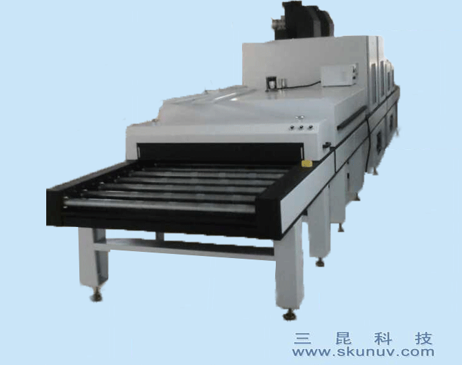 UV光油、UV油墨、皱纹、冰花、雪花效果的UV光固化机SK-206-1050Z